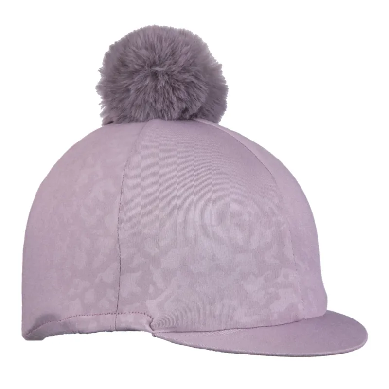 Shires Aubrion Pom Pom Hat Cover - Mauve-2