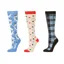 Dublin 3 Pack Socks - Dog Spots/Check Dog