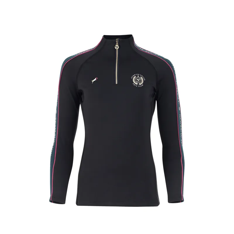 Shires Aubrion Team Long Sleeve Base Layer - Black