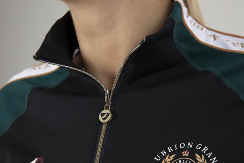 Shires Aubrion Team Long Sleeve Base Layer - Green-5