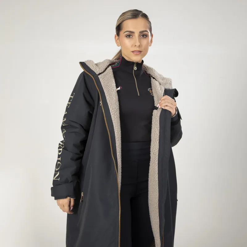 Shires Aubrion Team All Weather Robe - Black-1