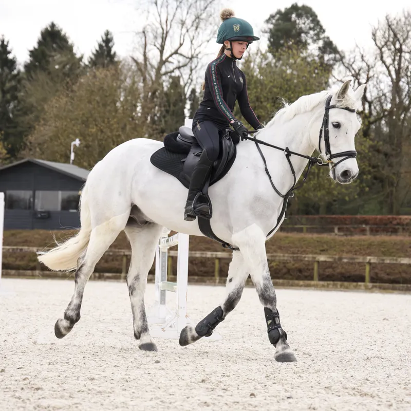 Shires Aubrion Team Children's Winter Base Layer - Black-4