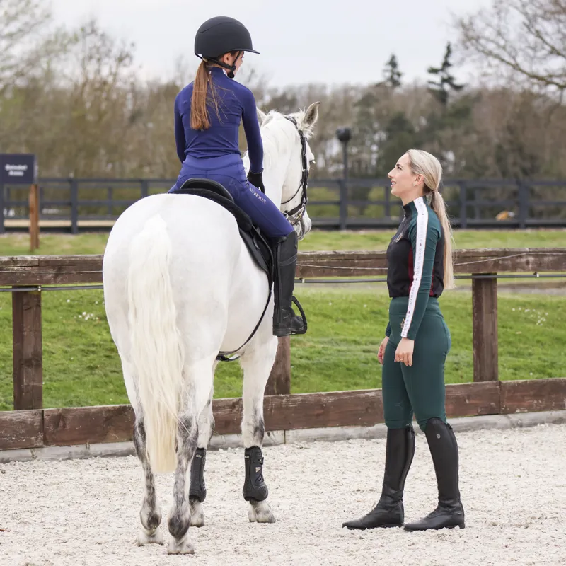 Shires Aubrion Team Children's Winter Base Layer - Navy-2