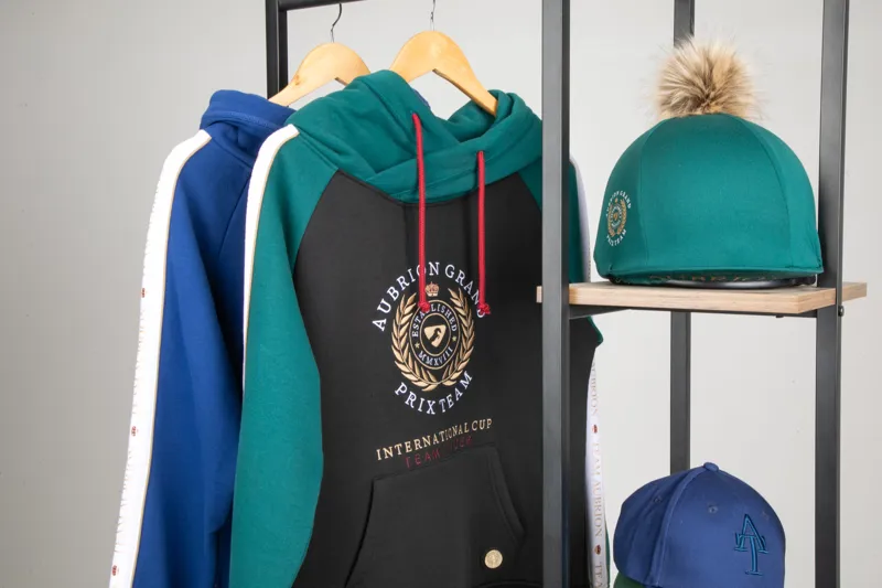 Shires Aubrion Team Children's Hoodie - Black-5