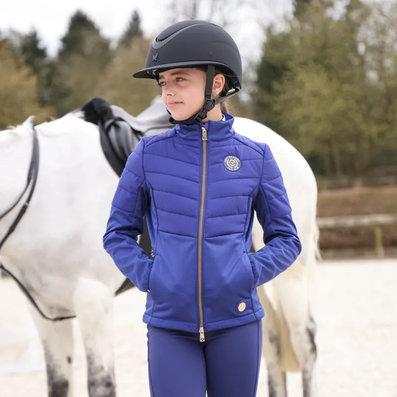 Shires Aubrion Team Insulated Children's Jacket - Navy-1