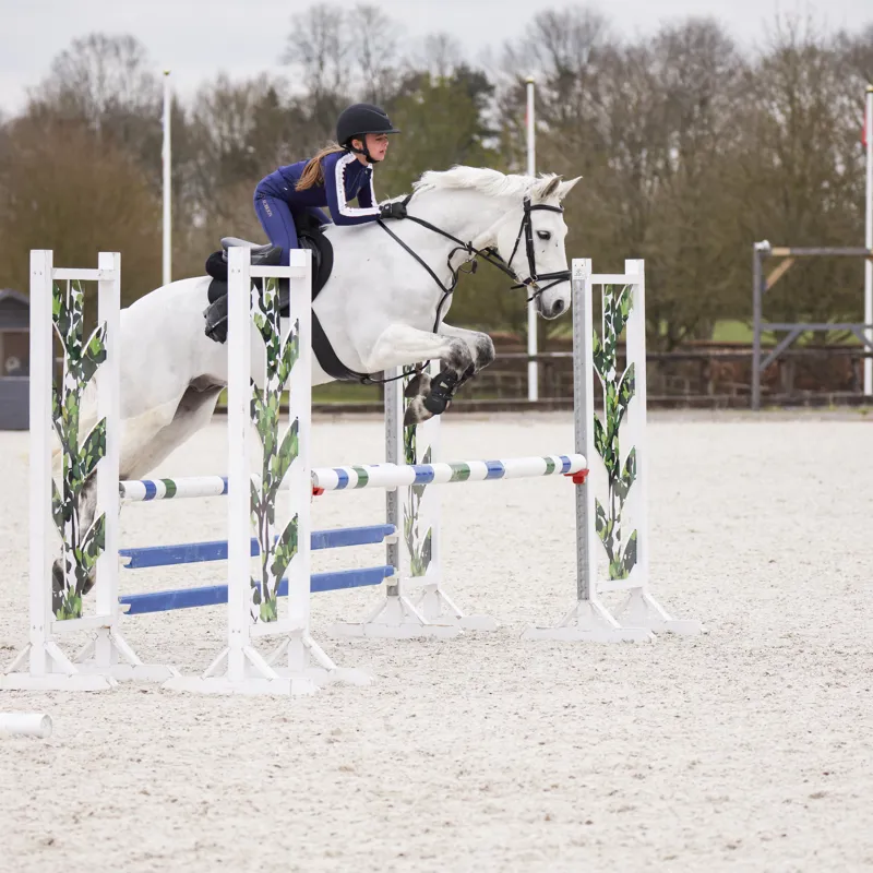 Shires Aubrion Team Children's Winter Riding Tights - Navy-5