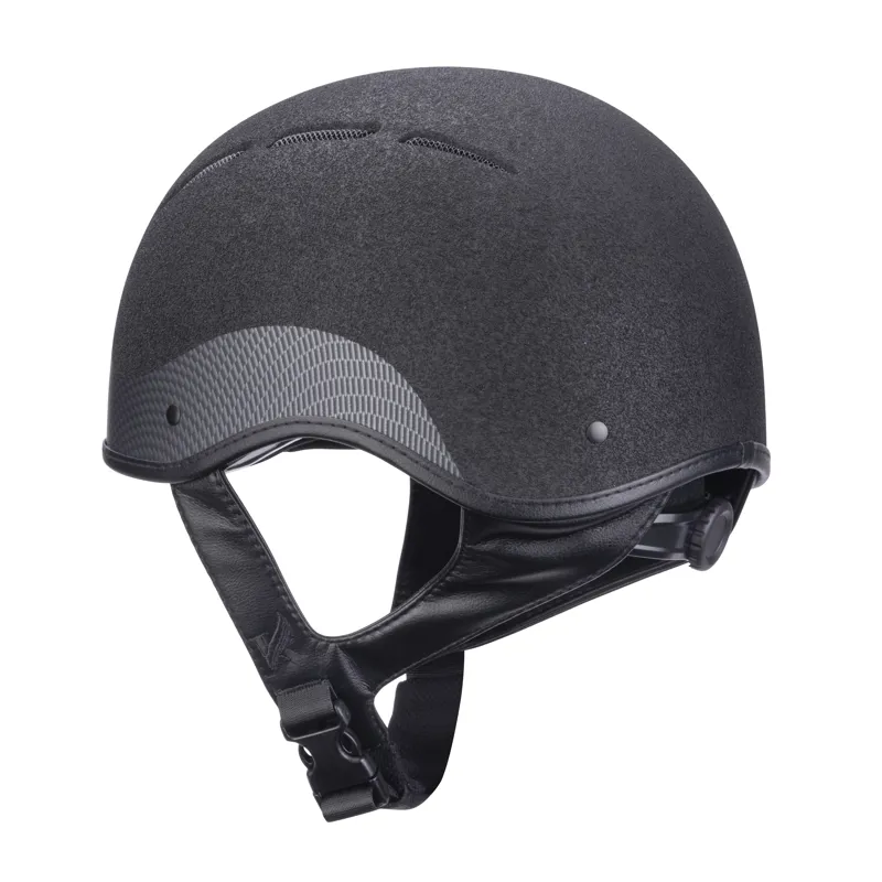 Shires Karben Graphite ALX Jockey Skull Cap - Black-4
