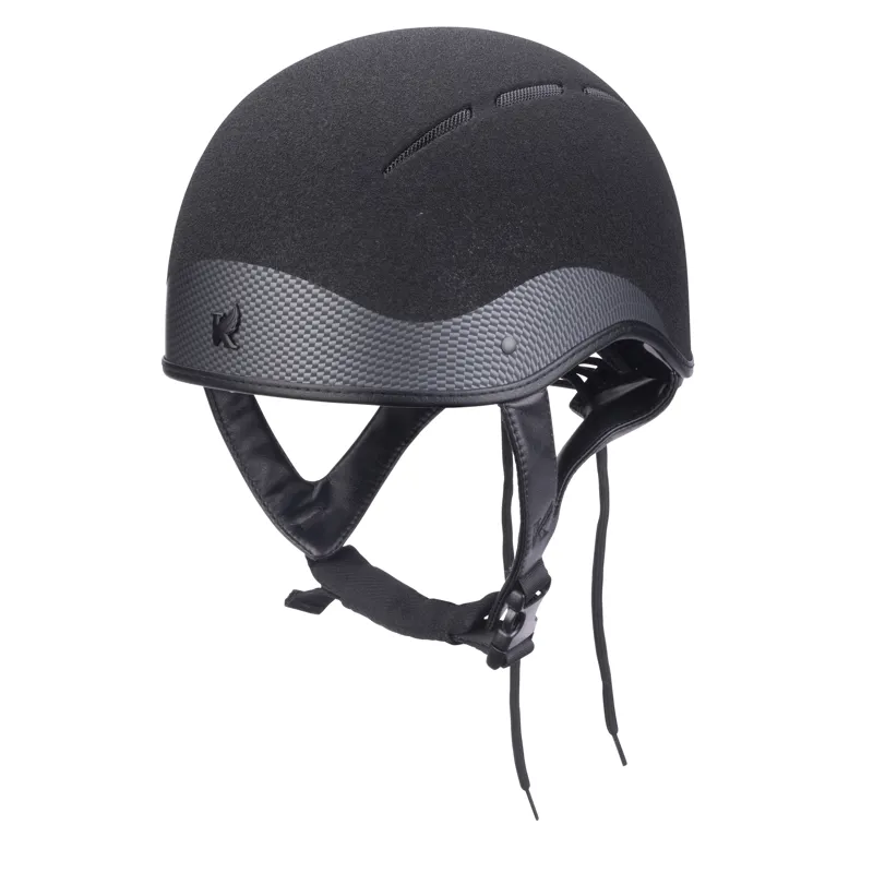 Shires Karben Graphite Luxe Jockey Skull Hat - Black-2