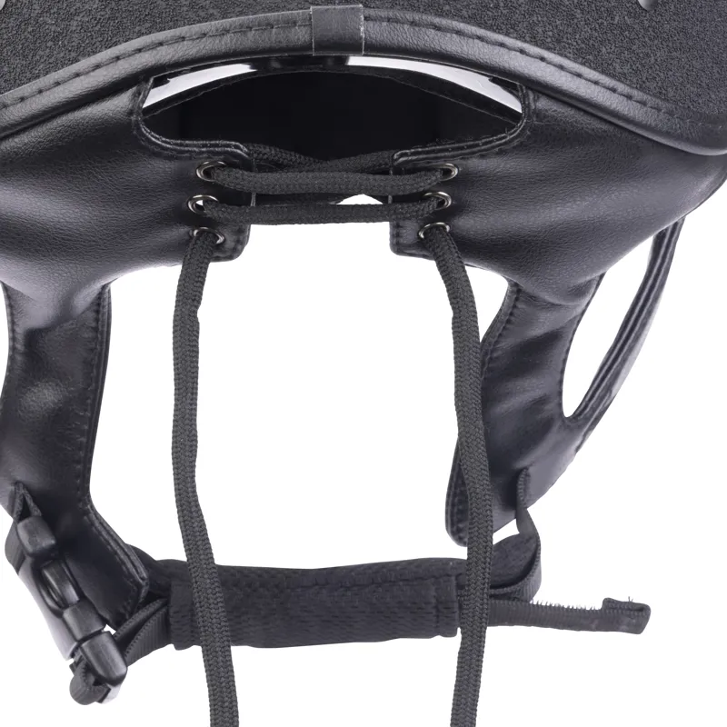 Shires Karben Graphite Luxe Jockey Skull Hat - Black-10