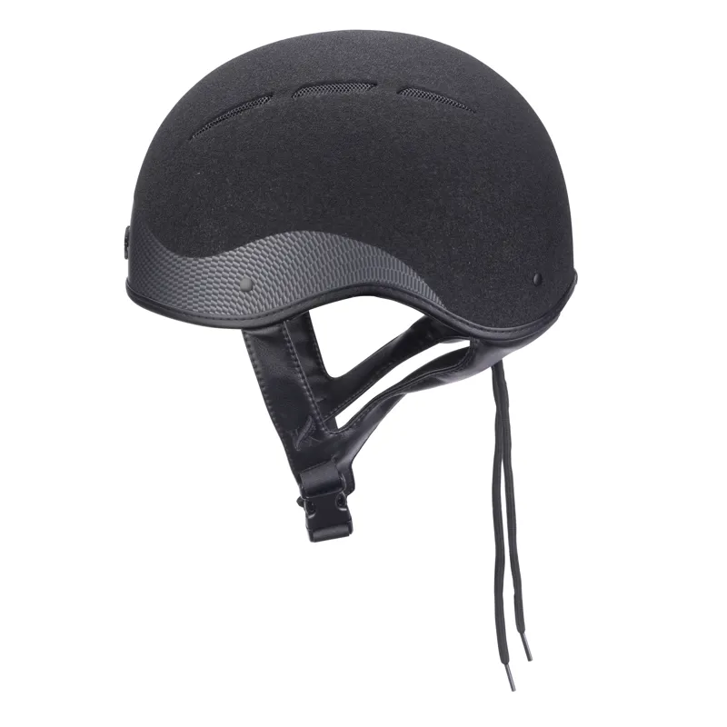 Shires Karben Graphite Luxe Jockey Skull Hat - Black-3