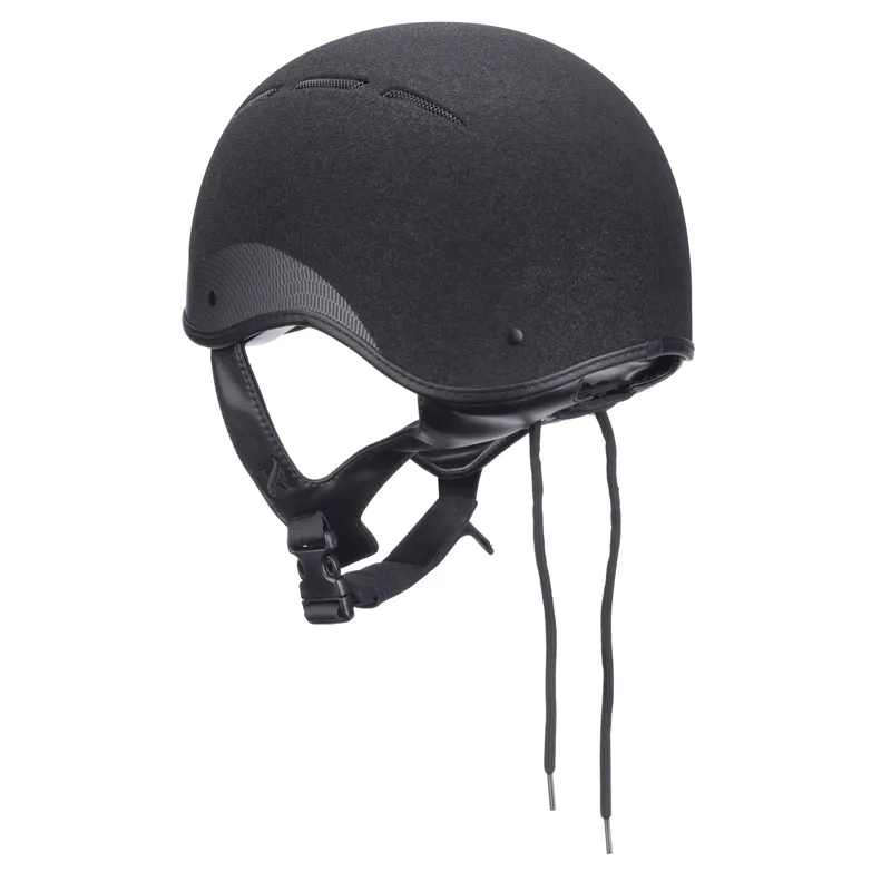 Shires Karben Graphite Luxe Jockey Skull Hat - Black-5