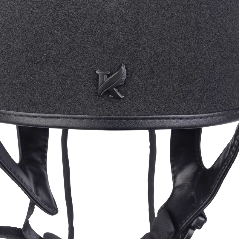 Shires Karben Icon Luxe Jockey Skull Cap - Black-8