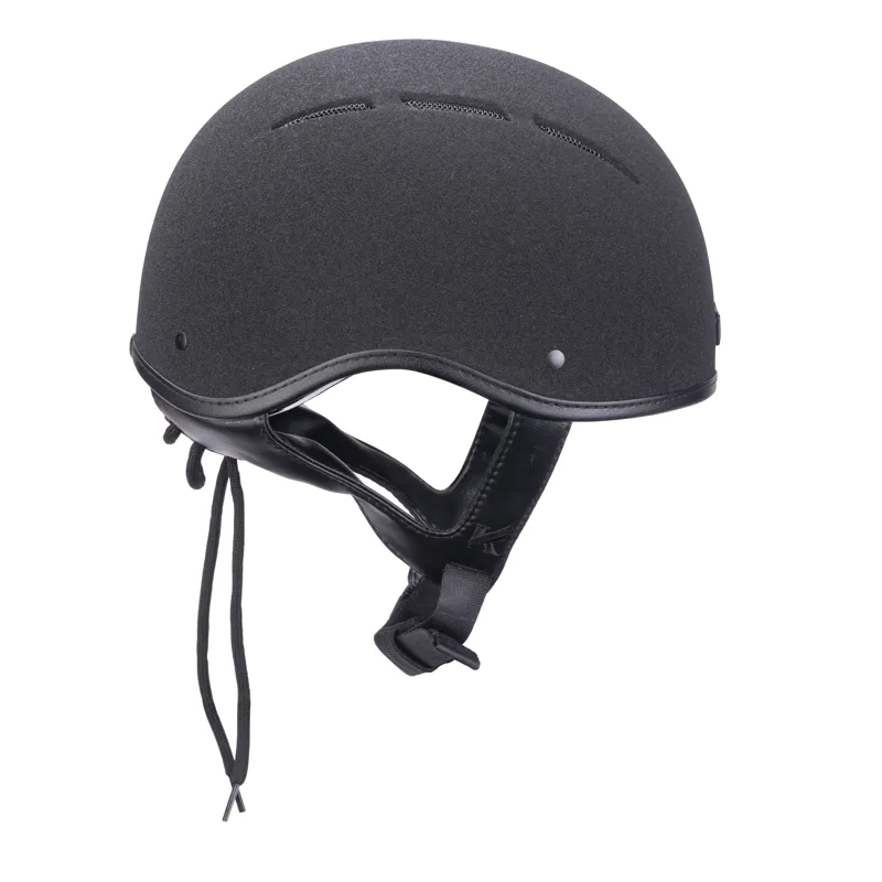 Shires Karben Icon Luxe Jockey Skull Cap - Black-6
