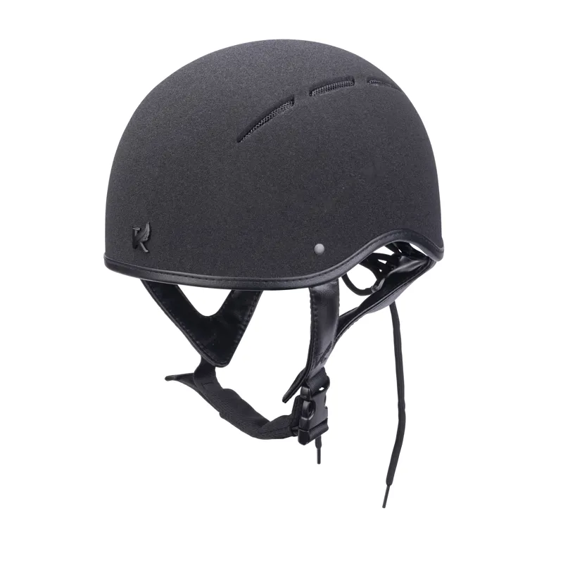 Shires Karben Icon Luxe Jockey Skull Cap - Black-2