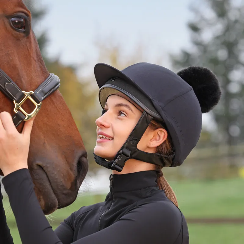 Shires Karben Icon ALX Jockey Skull Cap - Black-10