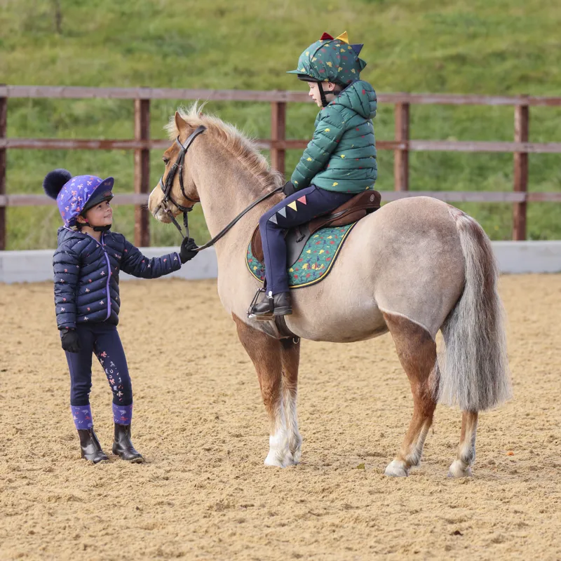 Shires Tikaboo Saddlepad - Dinosaur-1