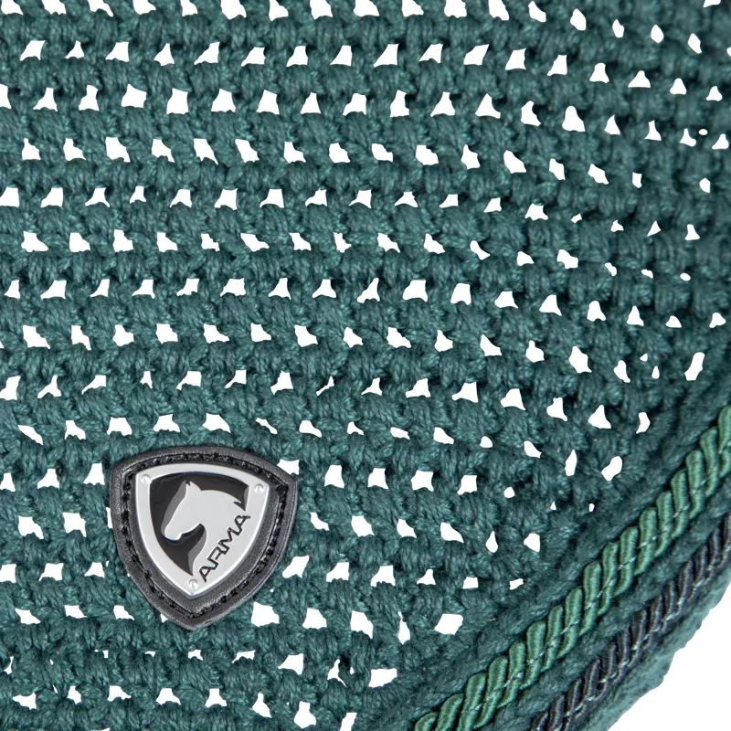 Shires ARMA Ear Bonnet - Green-4