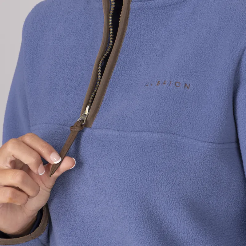 Shires Aubrion Core Half Zip Ladies Fleece - Blue-4
