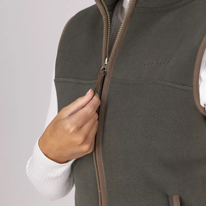 Shires Aubrion Core Fleece Gilet - Green-7