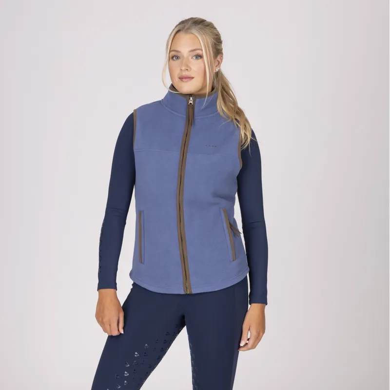 Shires Aubrion Core Fleece Gilet - Blue-3
