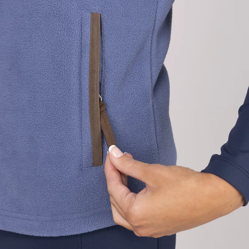 Shires Aubrion Core Fleece Gilet - Blue-8