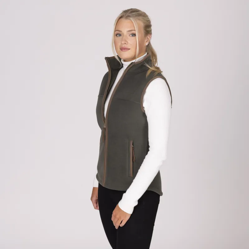 Shires Aubrion Core Fleece Gilet - Green-3