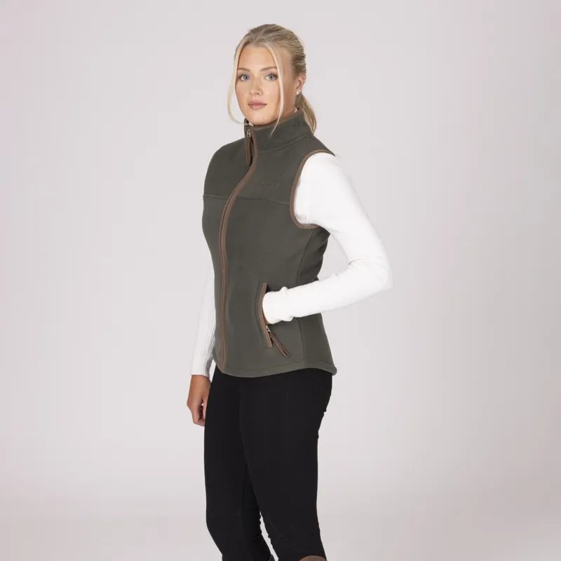 Shires Aubrion Core Fleece Gilet - Green-5