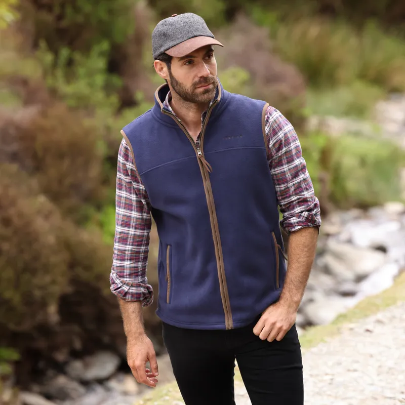 Shires Aubrion Core Fleece Gilet - Navy-3