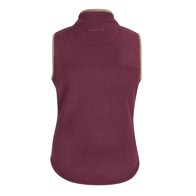Shires Aubrion Core Fleece Gilet - Maroon-1