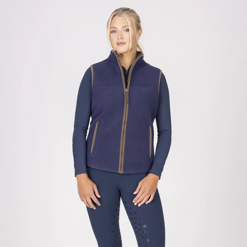 Shires Aubrion Core Fleece Gilet - Navy-2