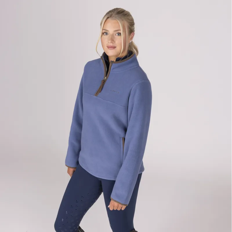 Shires Aubrion Core Half Zip Ladies Fleece - Blue-7