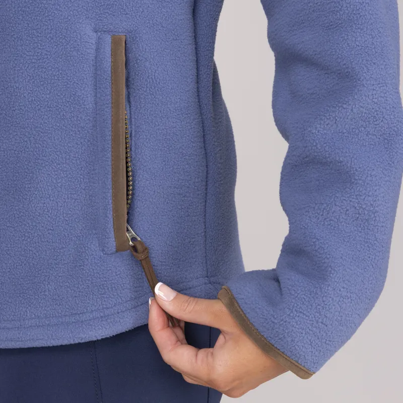 Shires Aubrion Core Half Zip Ladies Fleece - Blue-2