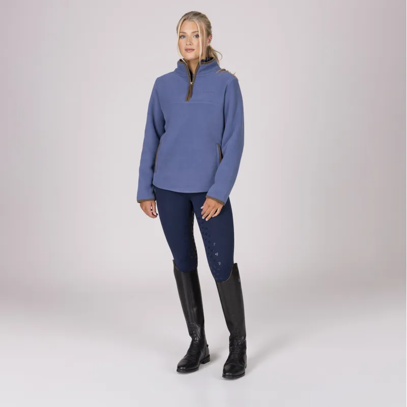 Shires Aubrion Core Half Zip Ladies Fleece - Blue-8
