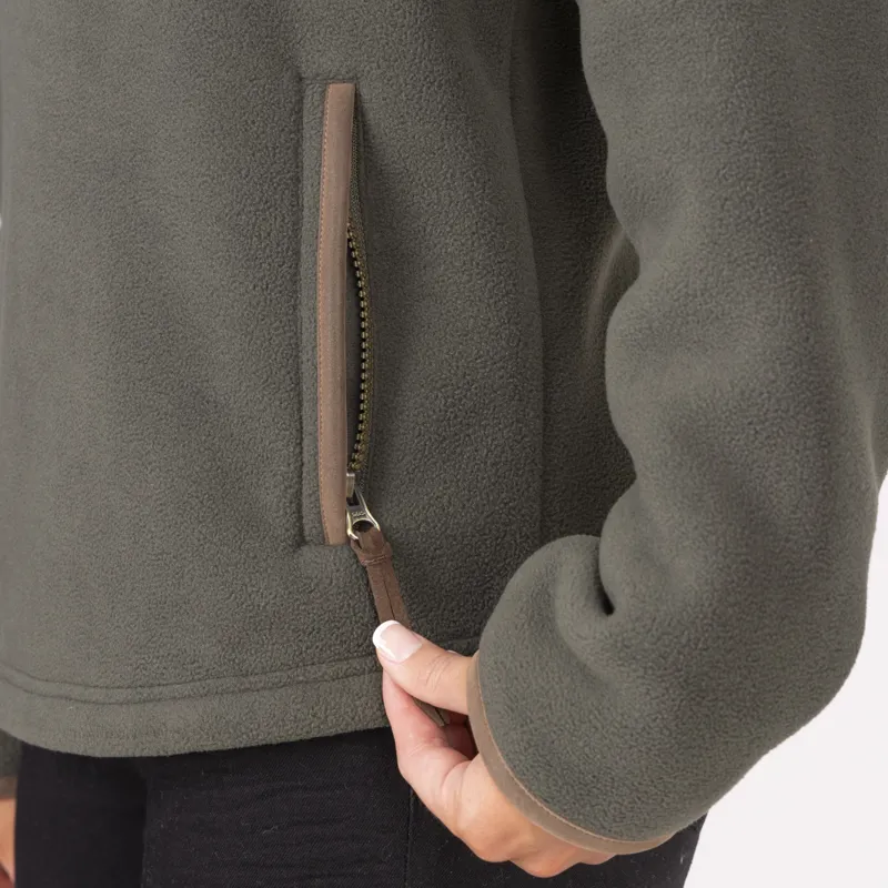 Shires Aubrion Core Half Zip Ladies Fleece - Green-5