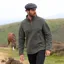 Shires Aubrion Mens Core Half Zip Fleece - Green