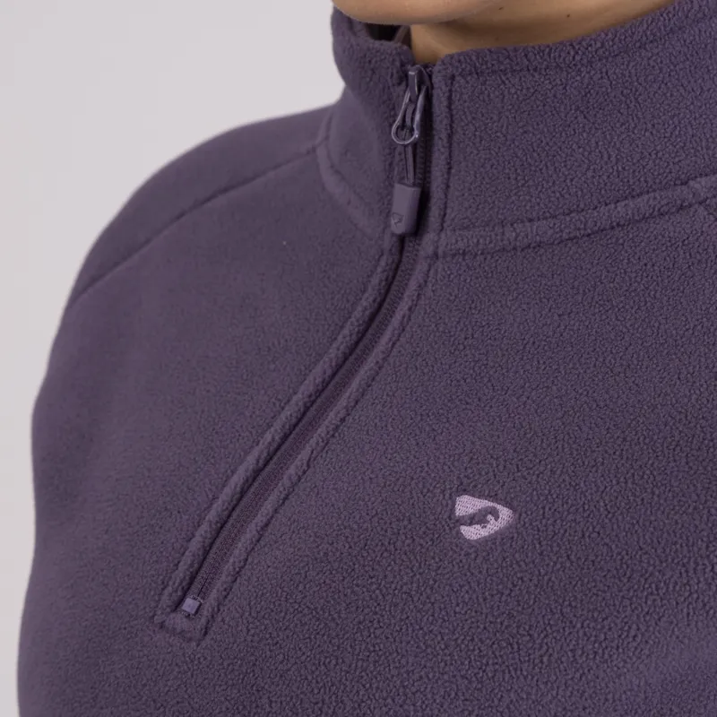 Shires Aubrion Restore Half Zip Fleece - Purple-7