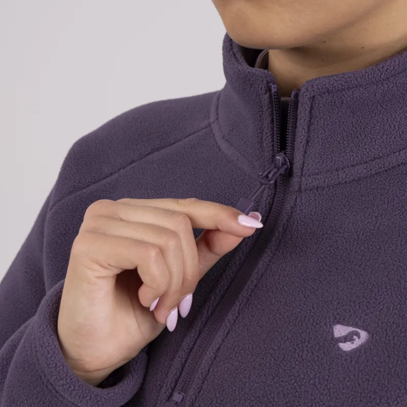 Shires Aubrion Restore Half Zip Fleece - Purple-9