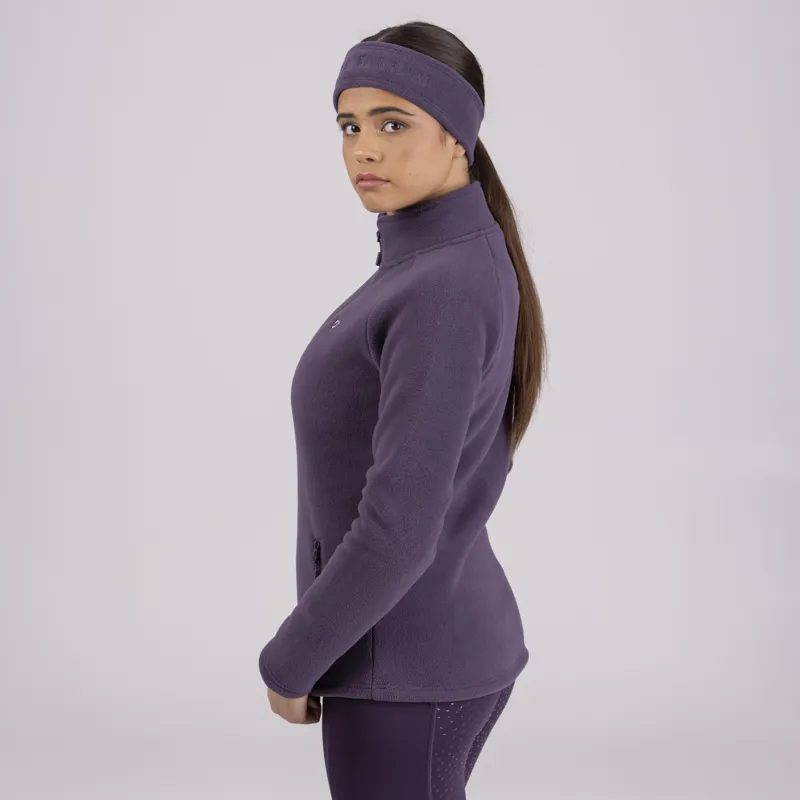 Shires Aubrion Restore Half Zip Fleece - Purple-2