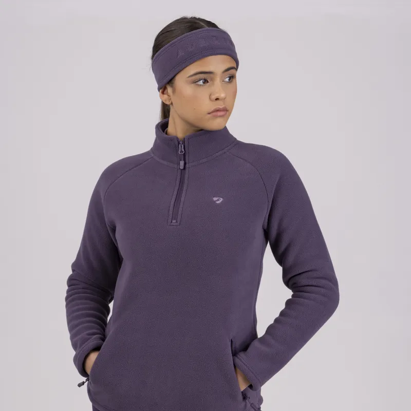 Shires Aubrion Restore Half Zip Fleece - Purple-3