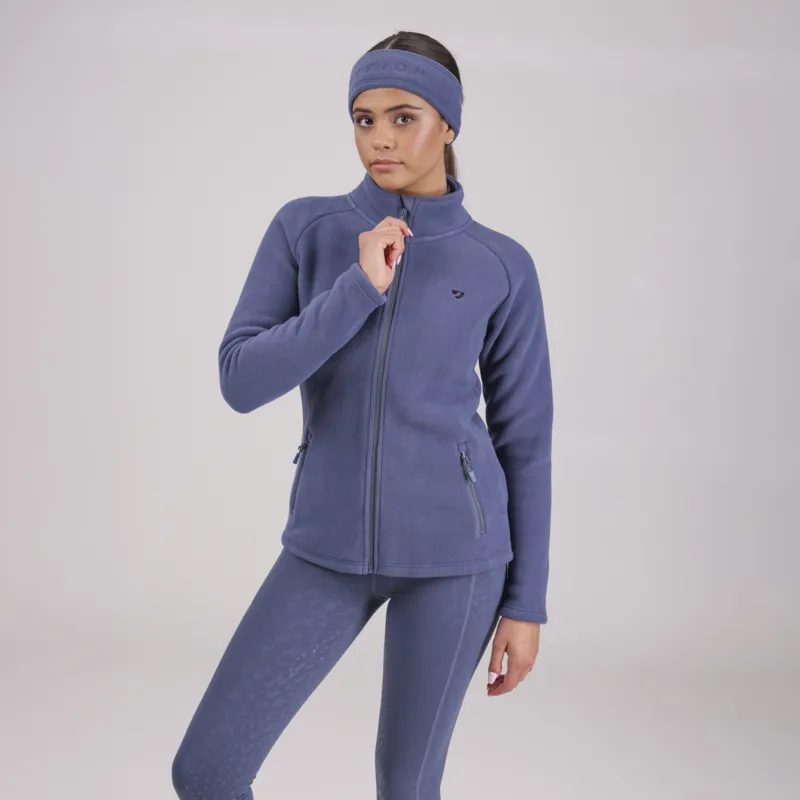 Shires Aubrion Restore Full Zip Fleece - Blue-2
