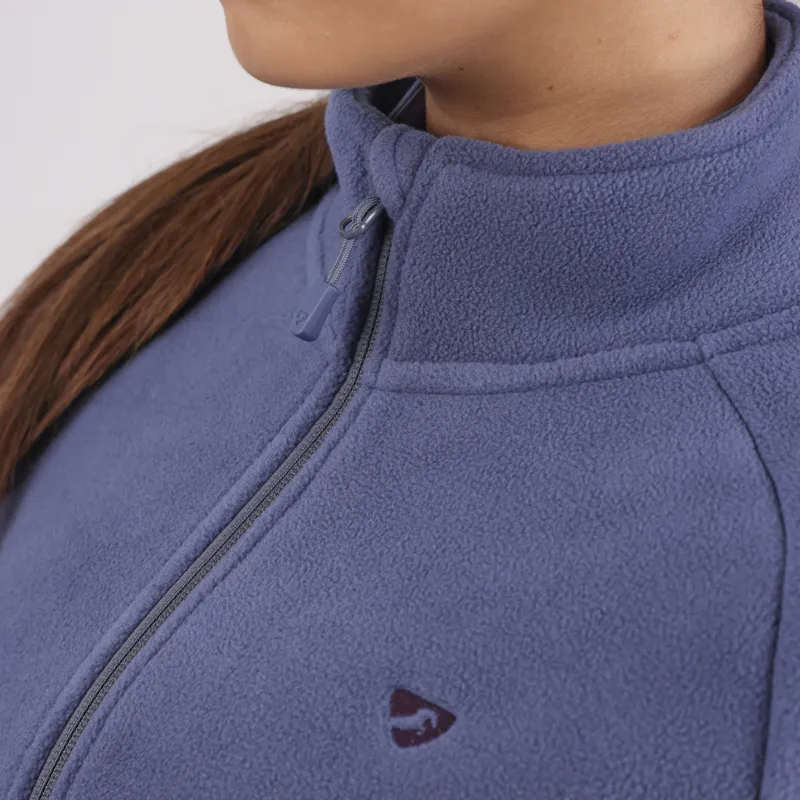 Shires Aubrion Restore Full Zip Fleece - Blue-4