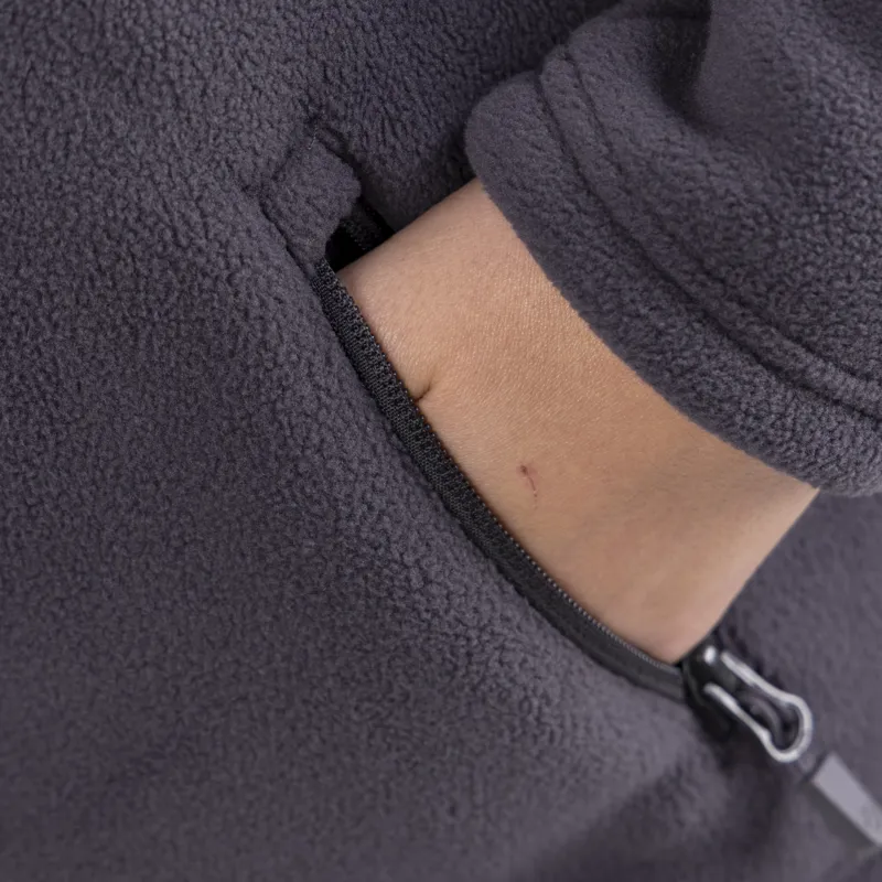 Shires Aubrion Restore Full Zip Fleece - Charcoal-7