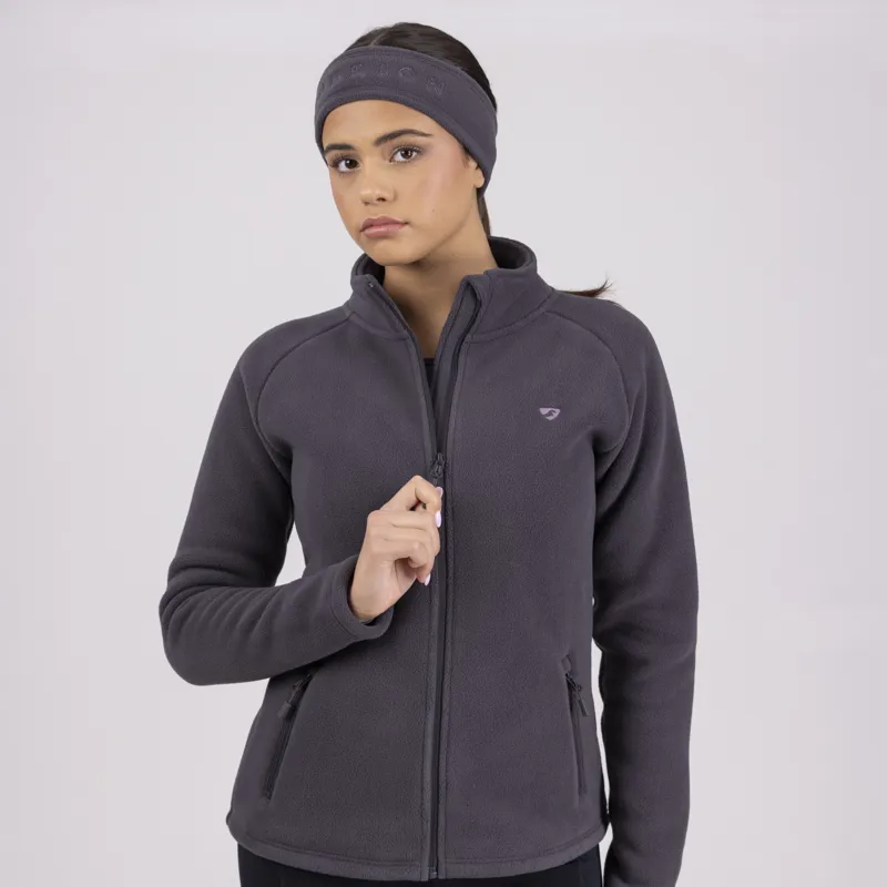 Shires Aubrion Restore Full Zip Fleece - Charcoal-1