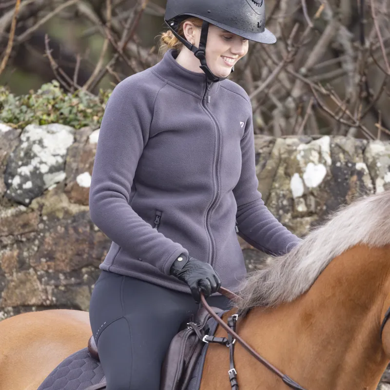 Shires Aubrion Restore Full Zip Fleece - Charcoal-3