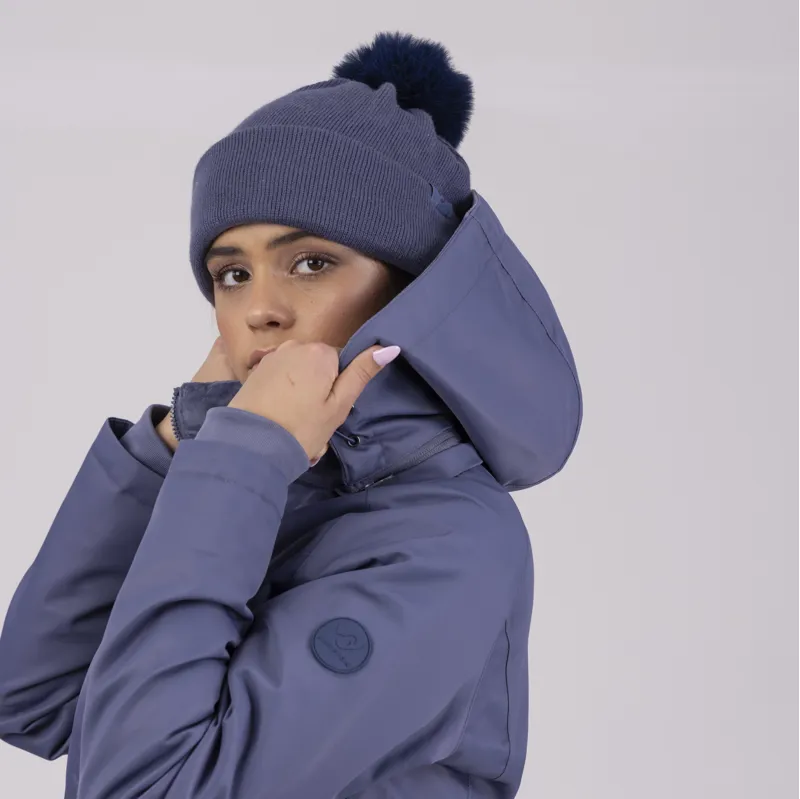 Shires Aubrion Halcyon Waterproof Mid Length Coat - Blue-5