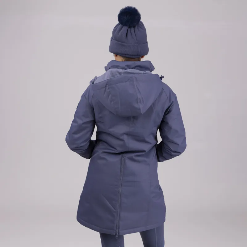 Shires Aubrion Halcyon Waterproof Mid Length Coat - Blue-2