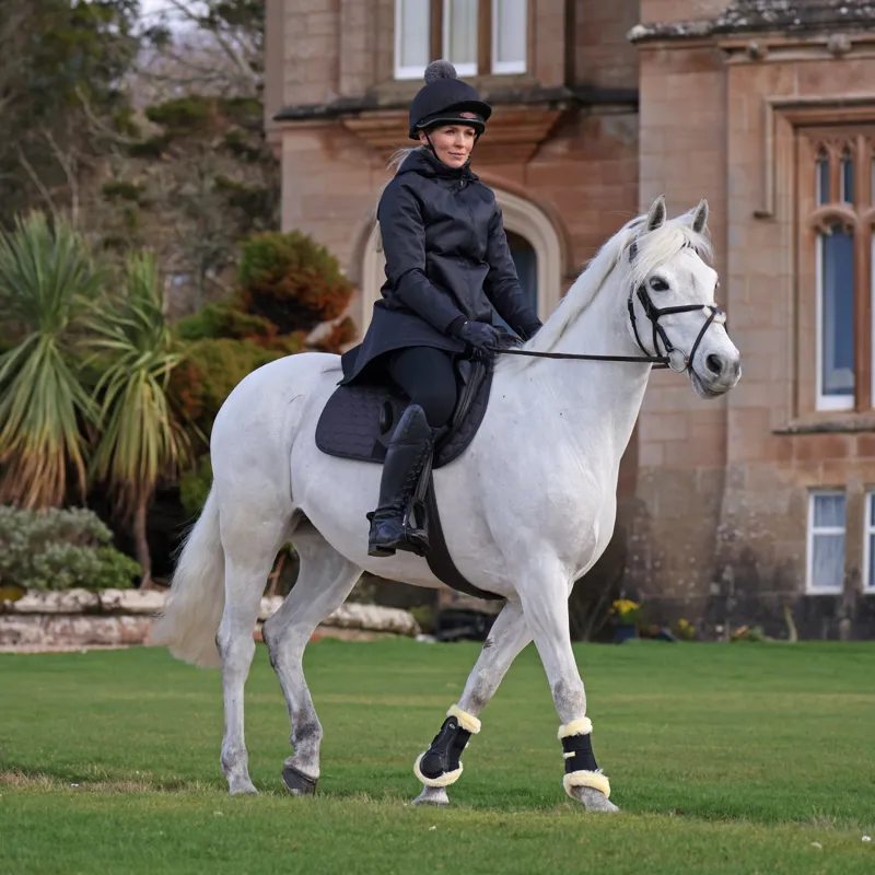 Shires Aubrion Halcyon Waterproof Mid Length Coat - Charcoal-3