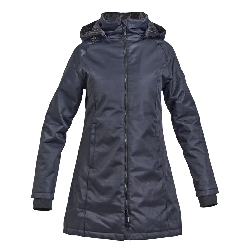 Shires Aubrion Halcyon Waterproof Mid Length Coat - Charcoal