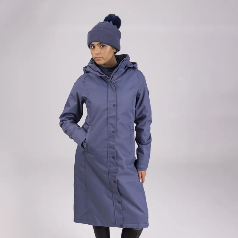 Shires Aubrion Halcyon Long Coat - Blue-2