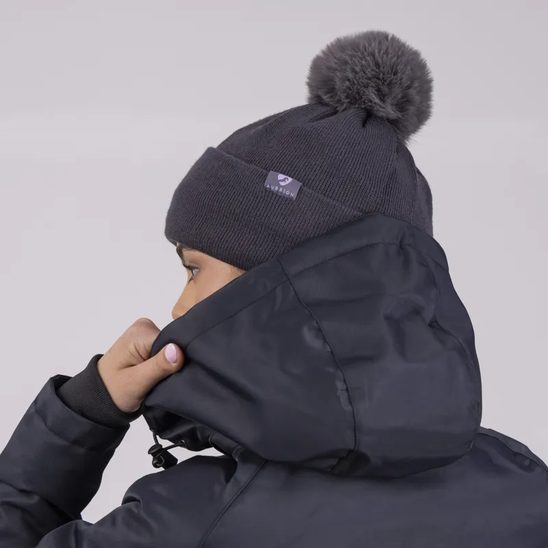 Shires Aubrion Halcyon Long Coat - Charcoal-6